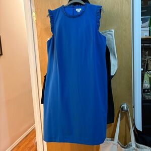 J. Crew Blue Sleeveless Dress